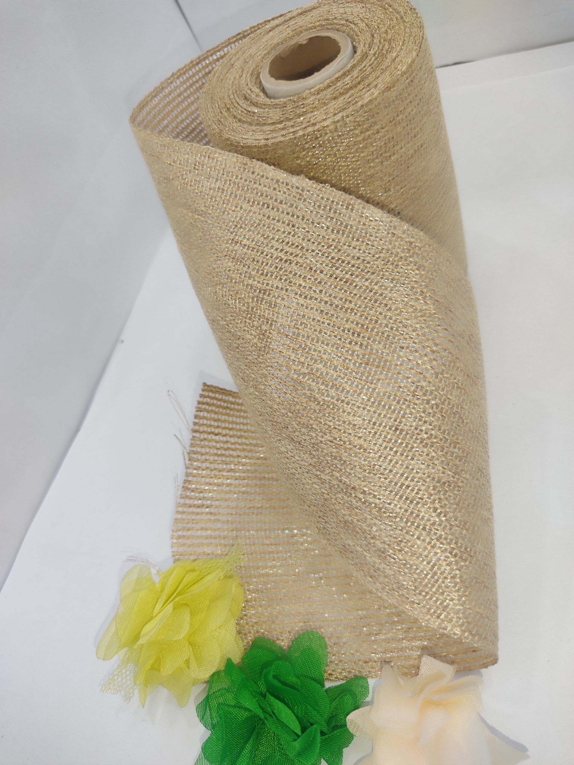 روبان کنفی شیری عرض 10